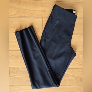 Banana Republic Black Slim Ankle Pants Size 2 Zip Pocket Stretch